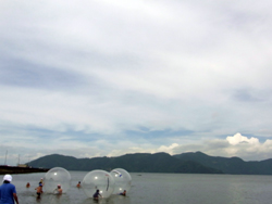 琵琶湖でウォーターウォーク４